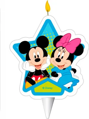 Produktbild von Mickey Mouse Minnie 2D-Geburtstagskuchenkerze