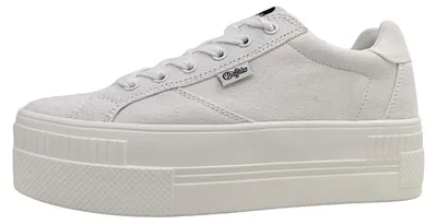 Immagine prodotto di Buffalo: Scarpe da donna, modello stringato, sneakers sportive basse, colore bianco, ideali per il tempo libero
