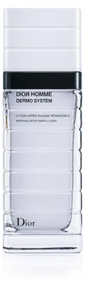 Produktbild von Dior Homme Dermo System, After-Shave-Lotion, Jeder Hauttyp, 100 ml, Glättend, Flasche, #13682/A AQUA (WATER) ● ALCOHOL ● DIPROPYLENE GLYCOL ● GLYCERIN ● BUTYLENE GLYCOL ●..., KI-generiertes Bild