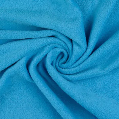 Produktbild von Polarfleece Antipilling ARTHUR Helltürkis uni, ca. 261 g/m², ca. 0,5 m lang, ca. 1,53 m breit, Stoffe Meterware, 100 % Polyester
