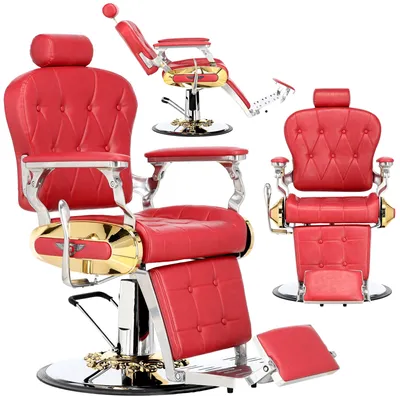 Zdjęcie produktu dla Fotel barberski Diodor fryzjerski hydrauliczny do salonu fryzjerskiego barber shop Barberking