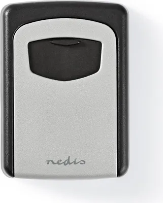 Zdjęcie produktu dla Nedis Keycc01Gy Sejf na klucze z zamkiem szyfrowym do zastosowań wewnętrznych/zewnętrznych szary/czarny