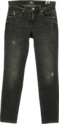 Produktbild von 28054 Mac Jeans, Rich Slim, Damen Jeans Hose, Stretchdenim, grey destroy, D 36 W 28 L 30