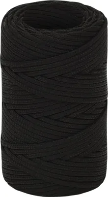 Obrázok produktu pre vidaXL Pracovné lano čierne 2 mm 100 m Polyester