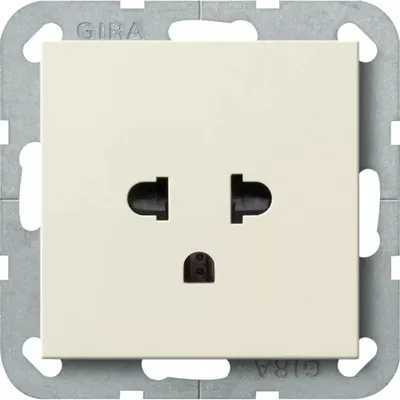 Produktbild von GIRA 2840 01, Typ O, Cremefarben, 250 V, 16 A