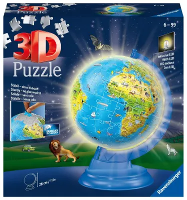 Produktbild von Kinderglobus mit Licht deutsch Ravensburger 11274