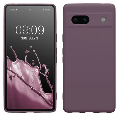 Produktbild von kwmobile Handyhülle für Google Pixel 7a Hülle - weiches Handy Silikon Case - Schutzhülle Cover - Helle Iris