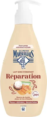 Produktbild von Le Petit Marseillais Reparierende Körperlotion mit Sheabutter Aloe & Bienenwachs