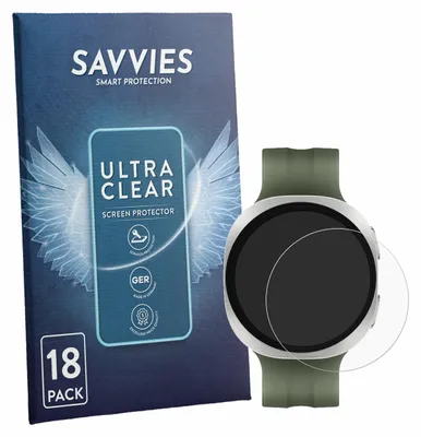 Produktbild von 18x Für Samsung Galaxy Watch 9 (40 mm) Schutzfolie Savvies Displayschutz Display Schutz Folie Klar Transparent
