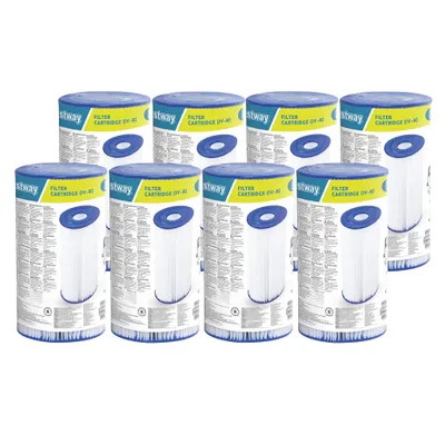 Produktbild von Bestway® Filterkartusche Gr. IV 14,2 x 25,4 cm 58095 8 er.