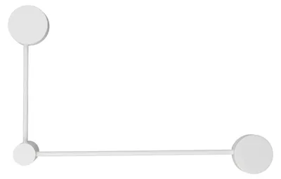 Produktbild von Wandlampe Weiß GX53 Metall Modern Wandleuchte