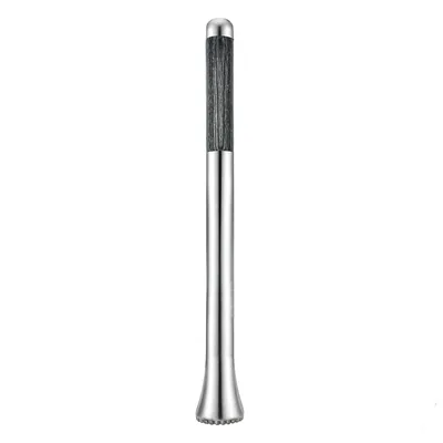 Produktbild von Cocktail Muddler Edelstahl 31,8 cm Mit Strukturierter Stampfkopf Rutschfester Griff Für Mojito Caipirinha Bar Zuhause