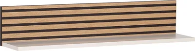 Produktbild von Wandboard modern in weiß, 80 cm breit Akustikpaneel-Optik EVORA-80