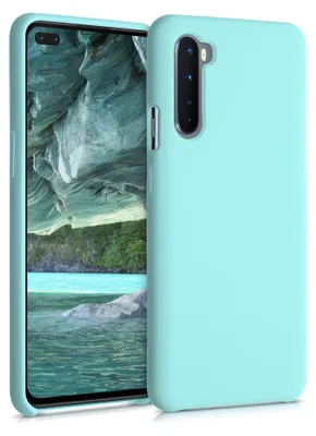 Produktbild von kwmobile Handyhülle für OnePlus Nord Hülle - Case Silikon - Kabelloses Laden - Schutzhülle Cover in Mintgrün