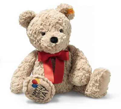 Produktbild von Steiff Kuscheltier Soft Cuddly Friends Teddybär Jimmy Happy Birthday Beige (35cm)