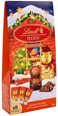 Produktbild von Lindt Teddy Vollmilch Crisp 73g