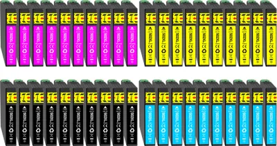Produktbild von 40er Sparpack Druckerpatronen ersetzt Epson 502XL (502) für WF-2860 WF-2865 WF2880 XP-5100 XP-5105 XP-5150 XP-5155