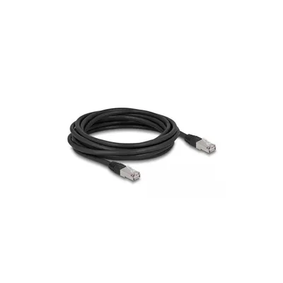 Produktbild von Delock RJ45 Netzwerkkabel Cat.6A S/FTP PE Outdoor 5 m schwarz