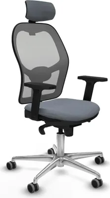 Image de Chaise de bureau avec appuie-tête Piqueras y Crespo 2D086G2 Gris