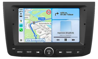 Zdjęcie produktu dla 7-calowe radio samochodowe z systemem Android do Alfa Romeo MiTo 2008–2019 z CarPlay i GPS, 2+64 GB, Wi-Fi, RDS, Bluetooth, DAB+