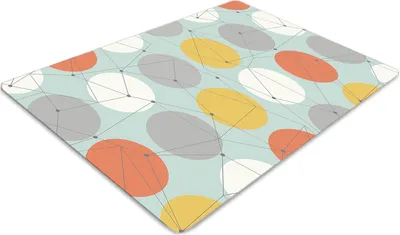 Produktbild von Stuhlunterlage Bürostuhlunterlage 120 cm x 90 cm Bodenmatte Bürostuhlunterlage - Geometrisches Muster