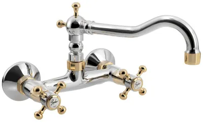 Produktbild von ANTEA Wandarmatur, Chrom/Gold