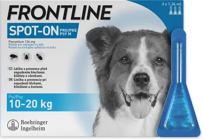Zdjęcie produktu dla FRONTLINE COMBO spot-on dla psów M (10-20 kg) - 3 sztuki !