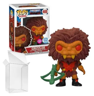 Zdjęcie produktu dla Masters of the Universe – Grizzlor 40 Flocked Shop Limited Edition – Funko Pop! – Figurka winylowa