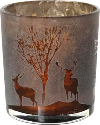 Produktbild von Kaemingk theelichthouder glasdia7.3cm x h.8cm
