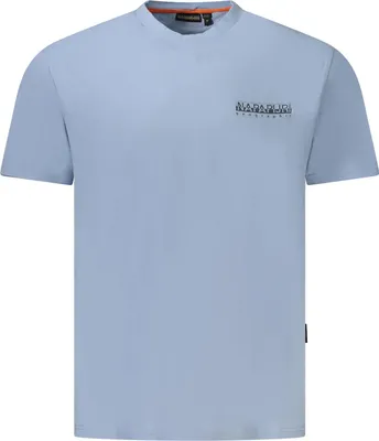 Produktbild von Napapijri Herren KURZARM-T-SHIRT Hellblau NP0A4IE2SDATISS_AZI83 : Größe - L Größe: L
