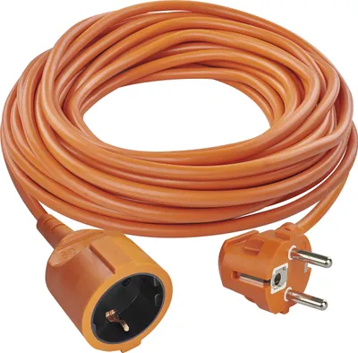 Produktbild von 15m Strom Verlängerungskabel Kabel 3x1,5mm² Schuko Verlängerung gewinkelt 16A