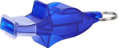 Image de Sifflet d'arbitre pour le basketball & le football, sifflet d'urgence, bleu foncé