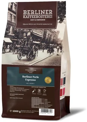 Produktbild von Berliner Kaffeerösterei - Berliner Perle Espresso (1000g / Bohne)