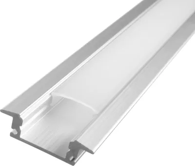 Produktbild von 1m LED Aluprofil Schiene Aluminium Kanal System für LED-Streifen Profil D