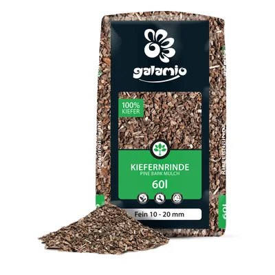 Produktbild von Galamio Rindenmulch Kiefer Fein 60l