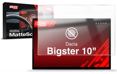 Produktbild von Matte Autodisplayfolie für Dacia Bigster 10" (2025-2026), Grizz Protector