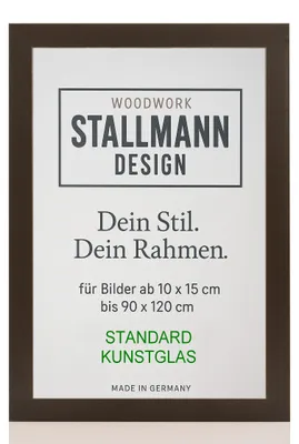 Produktbild von Bilderrahmen |Farbe:Schwarz|Bildgröße: 33x95 cm|30 mm breite MDF-Leiste|mit Kunstglas|moderner Fotorahmen