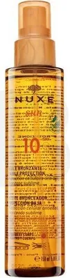 Produktbild von Nuxe Sun Huile Bronzante Visage Et Corps SPF10 spray Sonnenöl für Körper und Gesicht 150 ml