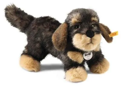 Produktbild von Steiff Kuscheltier Rauhaardackel Moritz Dunkelgrau Gespitzt (30cm)