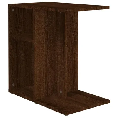 Image de Table d'appoint Chêne marron 50x30x50 cm Bois d'ingénierie