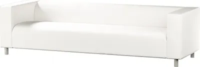 Produktbild von Dekoria Bezug für Klippan 4-Sitzer Sofa, weiss, Bezug für Klippan 4-Sitzer