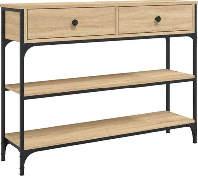 Produktbild von Konsolentisch Sonoma-Eiche 100x25x75 cm Holzwerkstoff