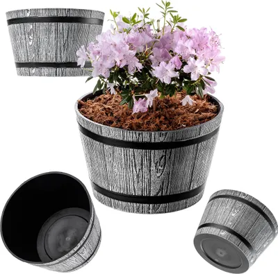 Immagine prodotto di KADAX Vaso per fiori da 30 cm con inserto in plastica