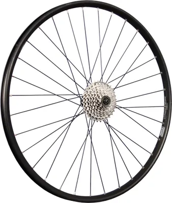 Produktbild von 29 Zoll Laufrad Hinterrad geöst Shimano Cues FH-QC400 CL Disc Set mit 8 fach Kassette