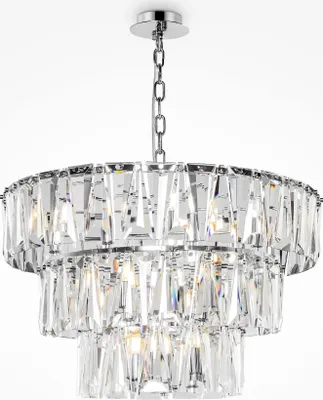 Produktbild von Maytoni Puntes Pendelleuchte MOD043PL-18CH 18xE14, Chrom, aus Metall, exkl. Leuchtmittel