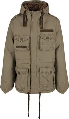 Produktbild von Brandit Winterjacke Herren Respite Jacket oliv Basics 100% Baumwolle XL