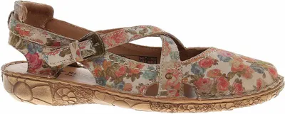 Produktbild von Josef Seibel Rosalie 13 Frauen Kreuz Riemen Leder Sandale Blume – 6,5 UK - 40 EU - 8,5 US / Blume