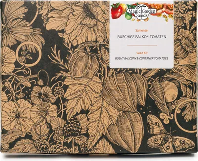 Produktbild von Balkon-Tomaten - Samen-Geschenkset mit 4 eher kompakt wachsenden Buschtomatensorten  für Balkon & Terrasse