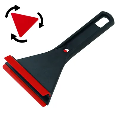 Produktbild von Eiskratzer MURSKA® 180mm Eisschaber Dreieck-Klinge Acryl 95mm drehbar und wechselbar Original aus Finnland
