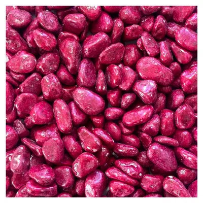 Produktbild von Marbles 7-15mm gerundete Dekosteine 1 KG Fuchsia